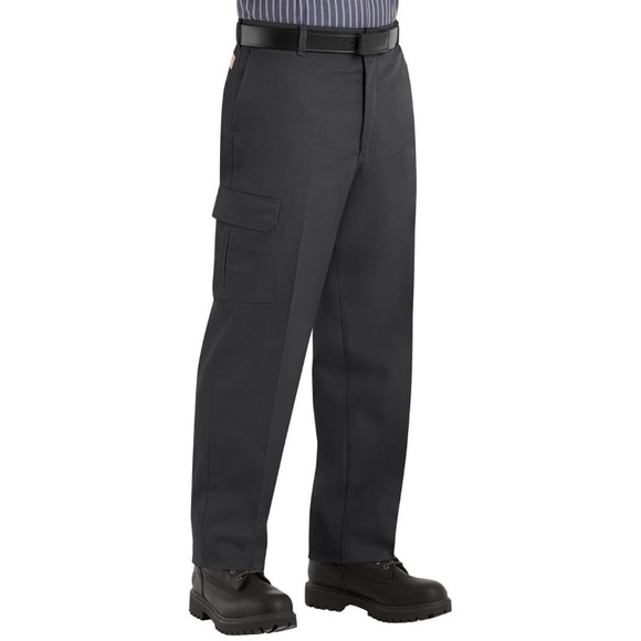 3/$30 NWOT Men's Black Red Kap Cargo Industrial Pants by Red Kap Size 48X36 - Picture 1 of 12